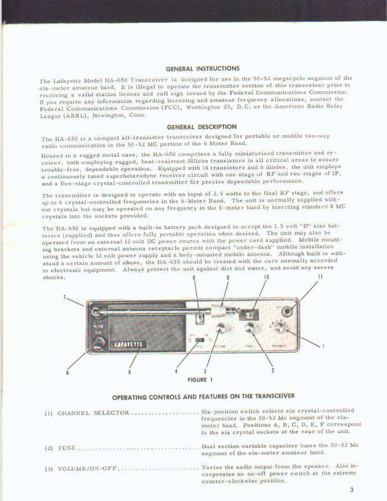 Lafayette HA-650 User Manual (PAGE 03)