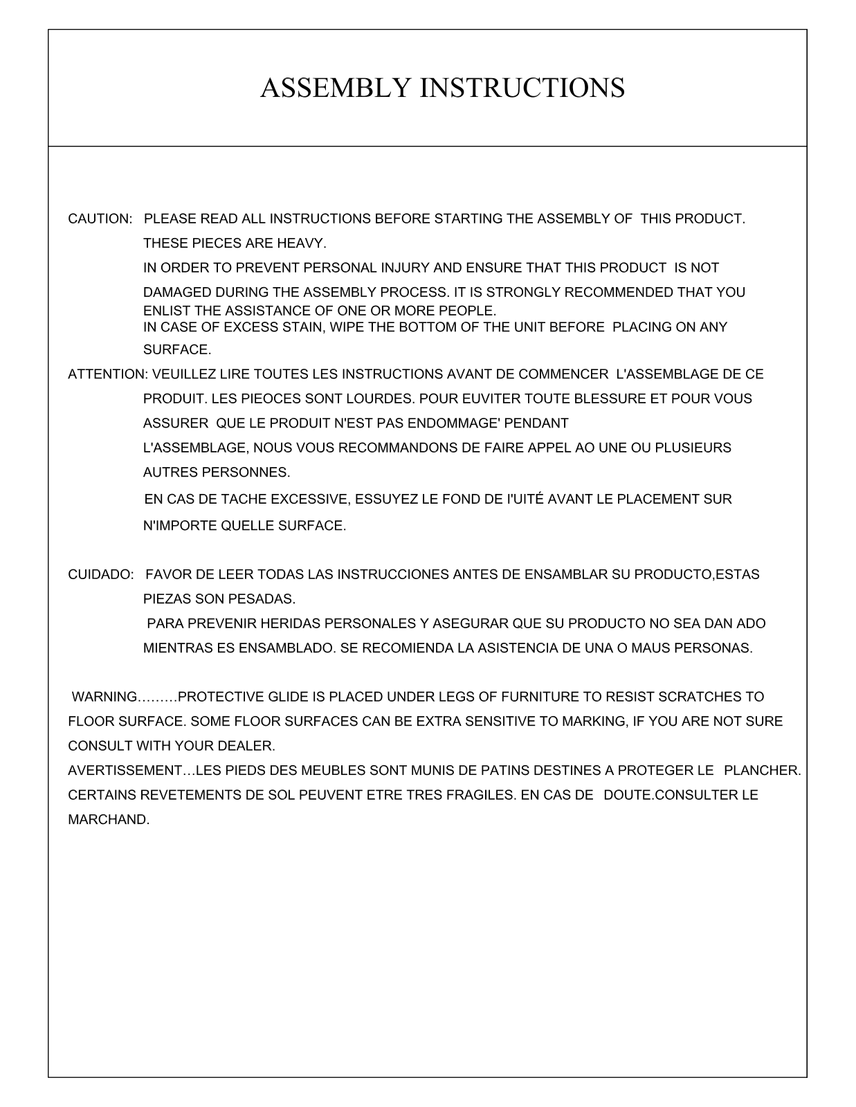 Foundry Select W002841463 Assembly Instructions - ManualMachine.com