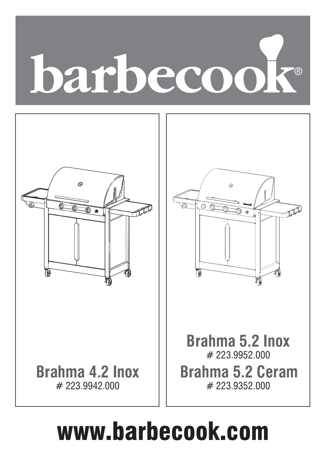 BARBECOOK Brahma 4.2, Brahma 5.2 User Manual