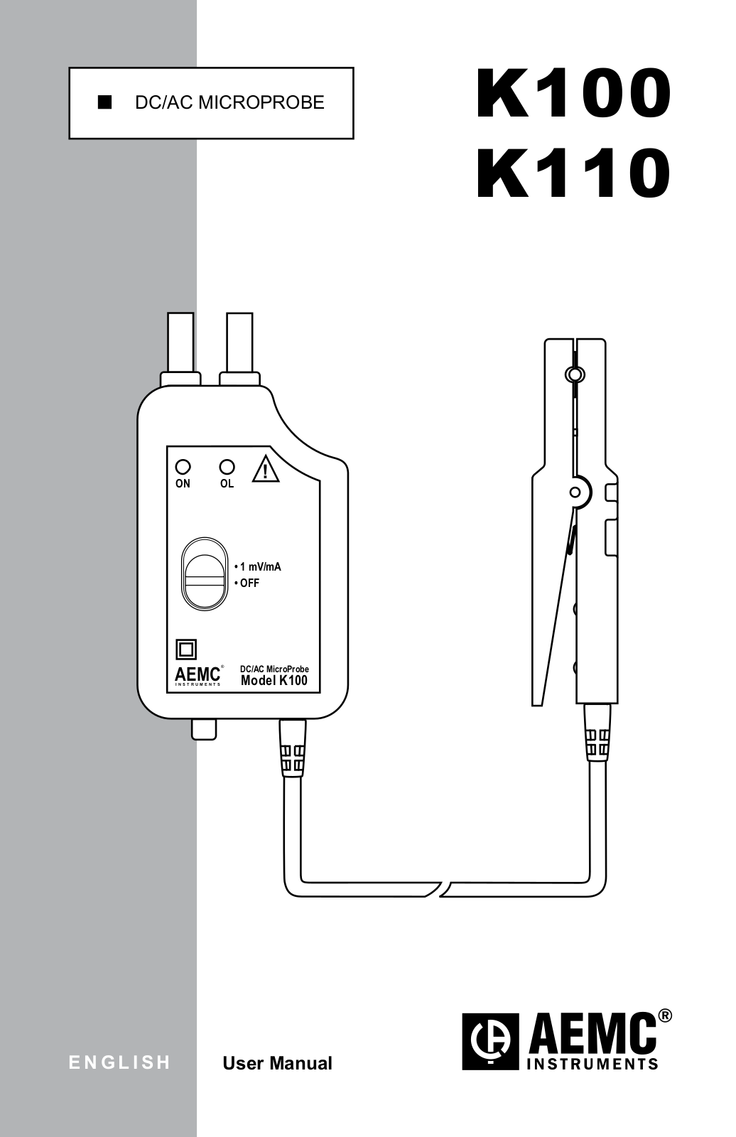 AEMC K100, K110 Operating Manual