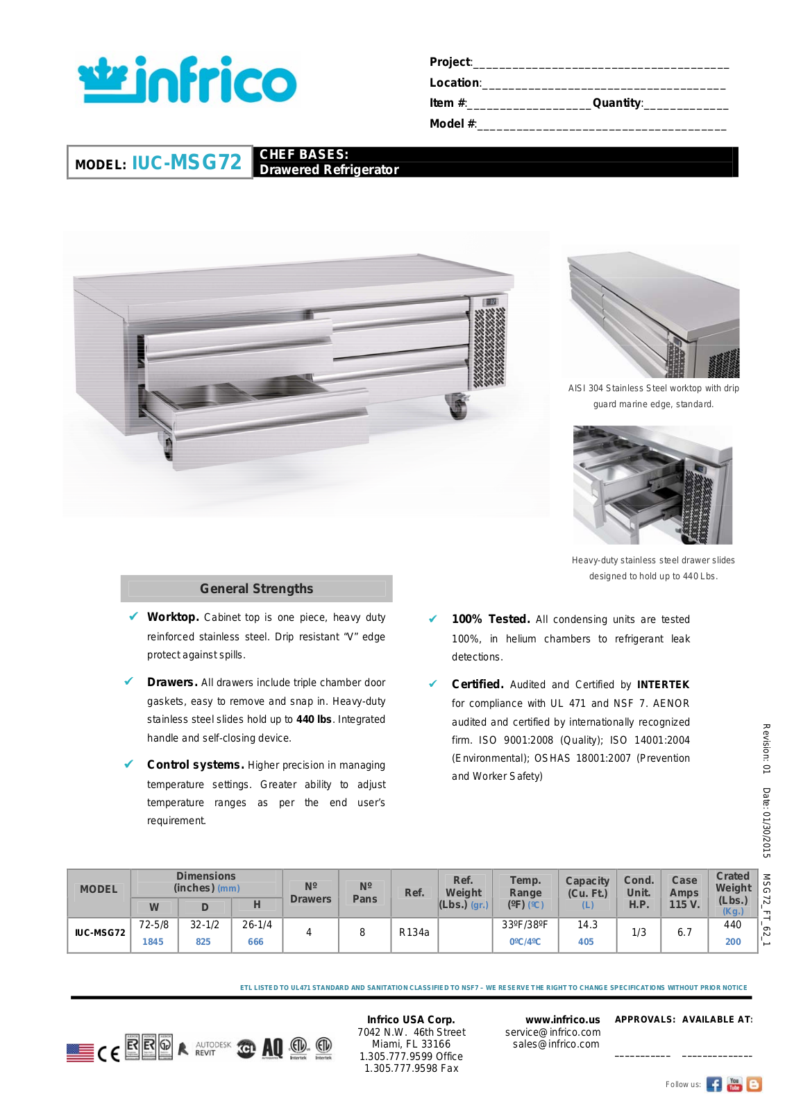 Infrico IUC-MSG72 User Manual