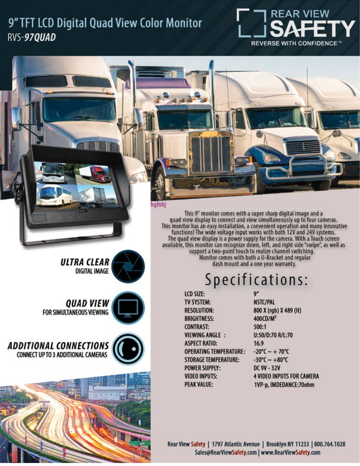 RVS Systems RVS-97QUAD Specsheet