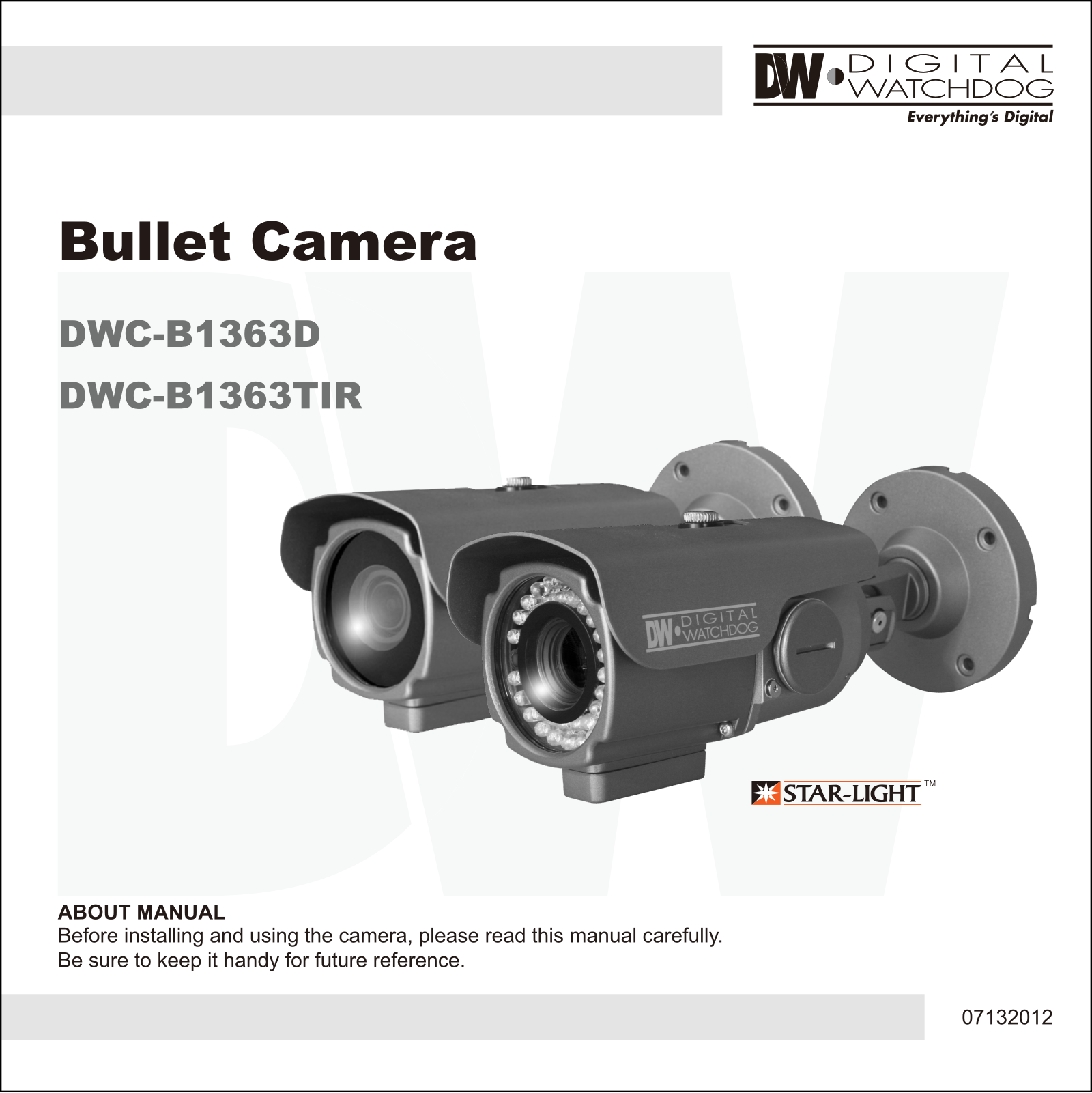 Digital Watchdog DWC-B1363TIR User Manual