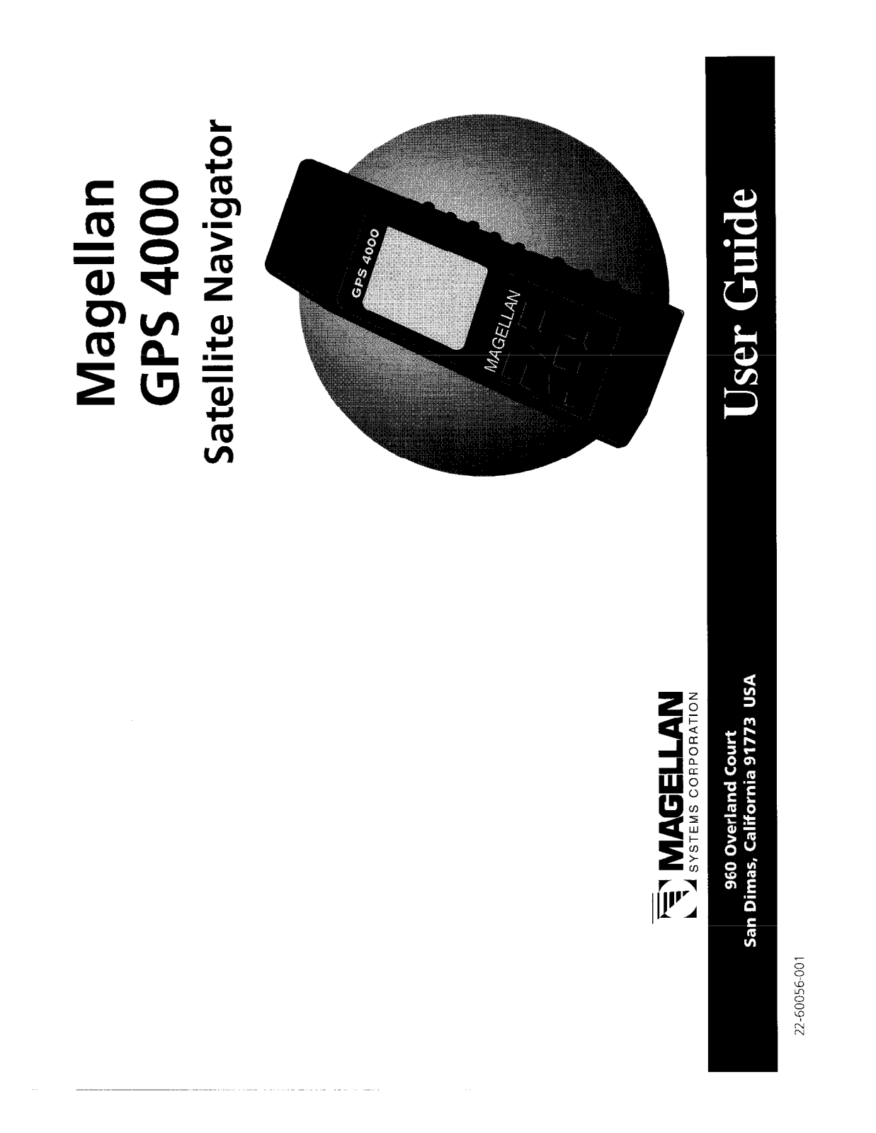 Magellan GPS 4000 User Manual