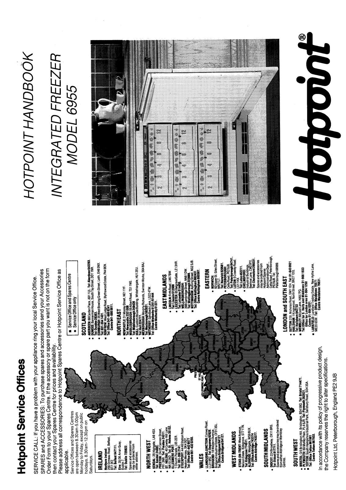 Hotpoint-Ariston HB6955 User Manual