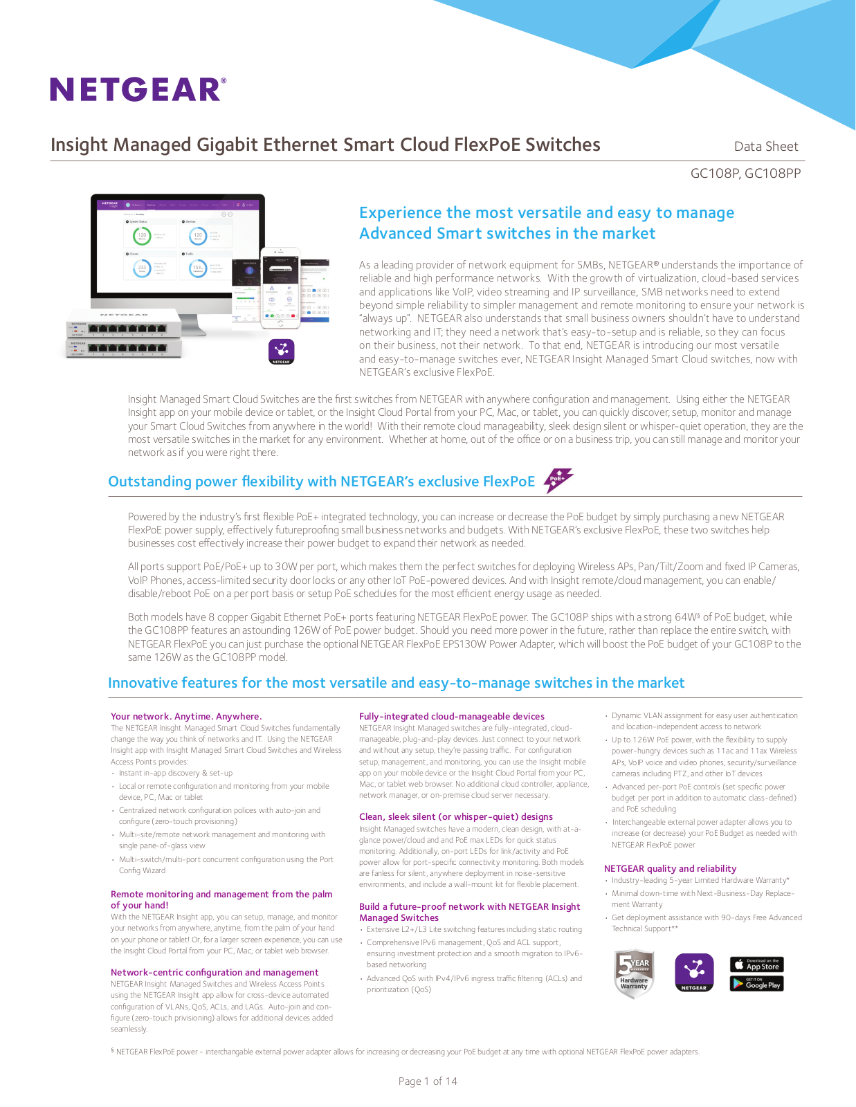 Netgear GC108P User Manual