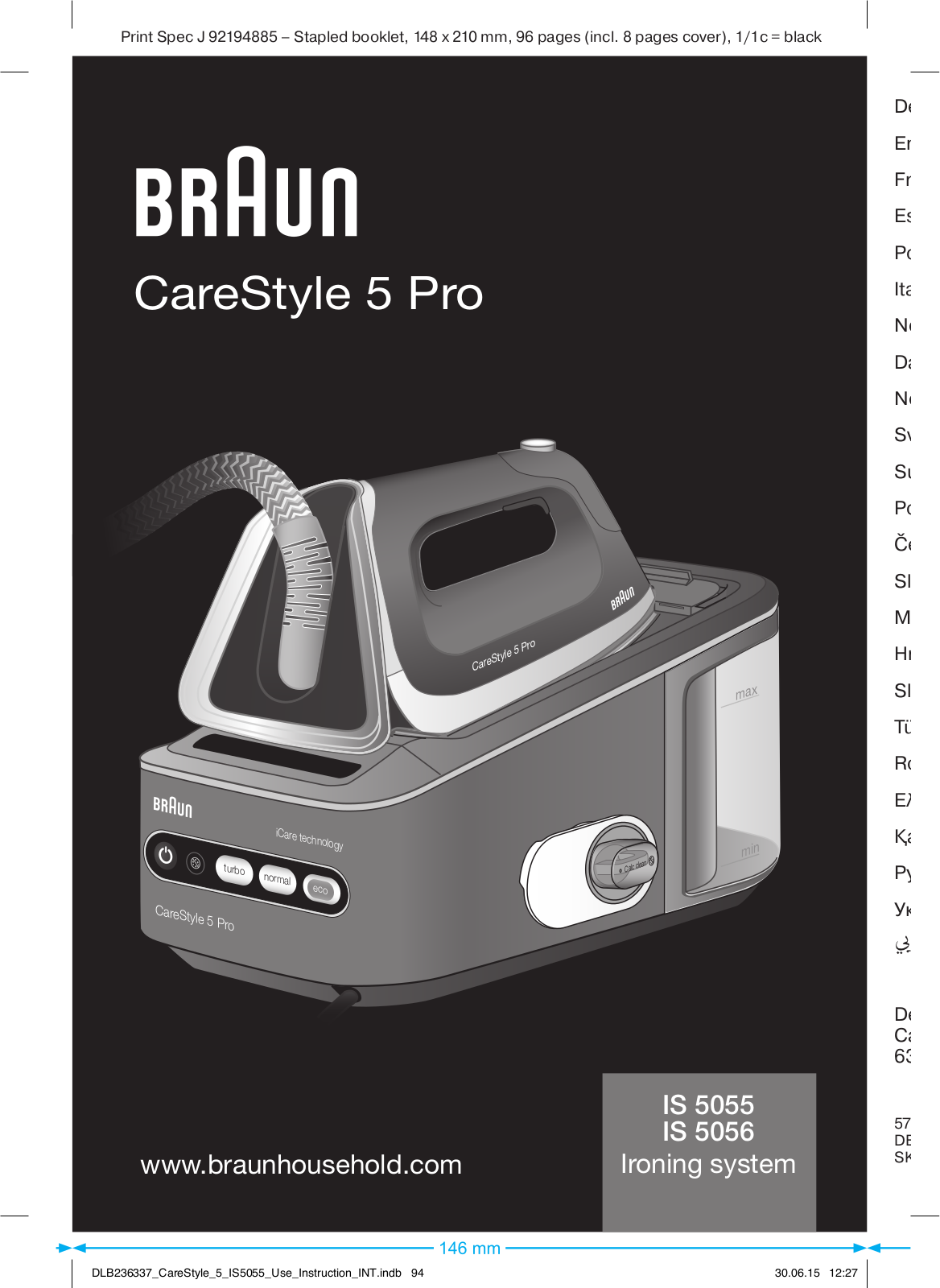 Braun CareStyle 3 IS 5055 User Manual