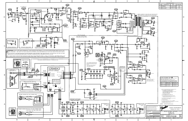 Fender Rumble-350 Schematic