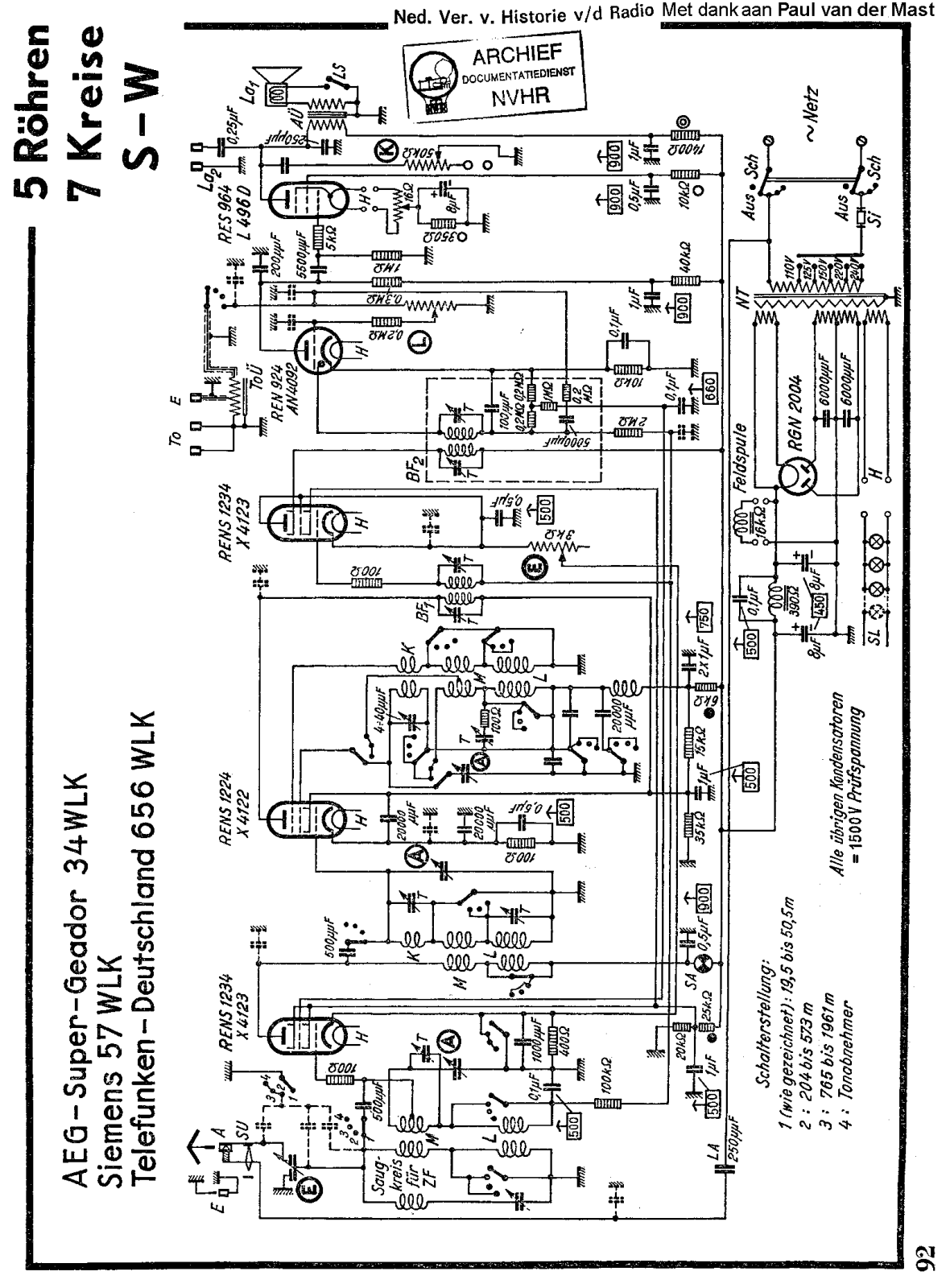 Siemens 57WLK Schematic - ManualMachine.com