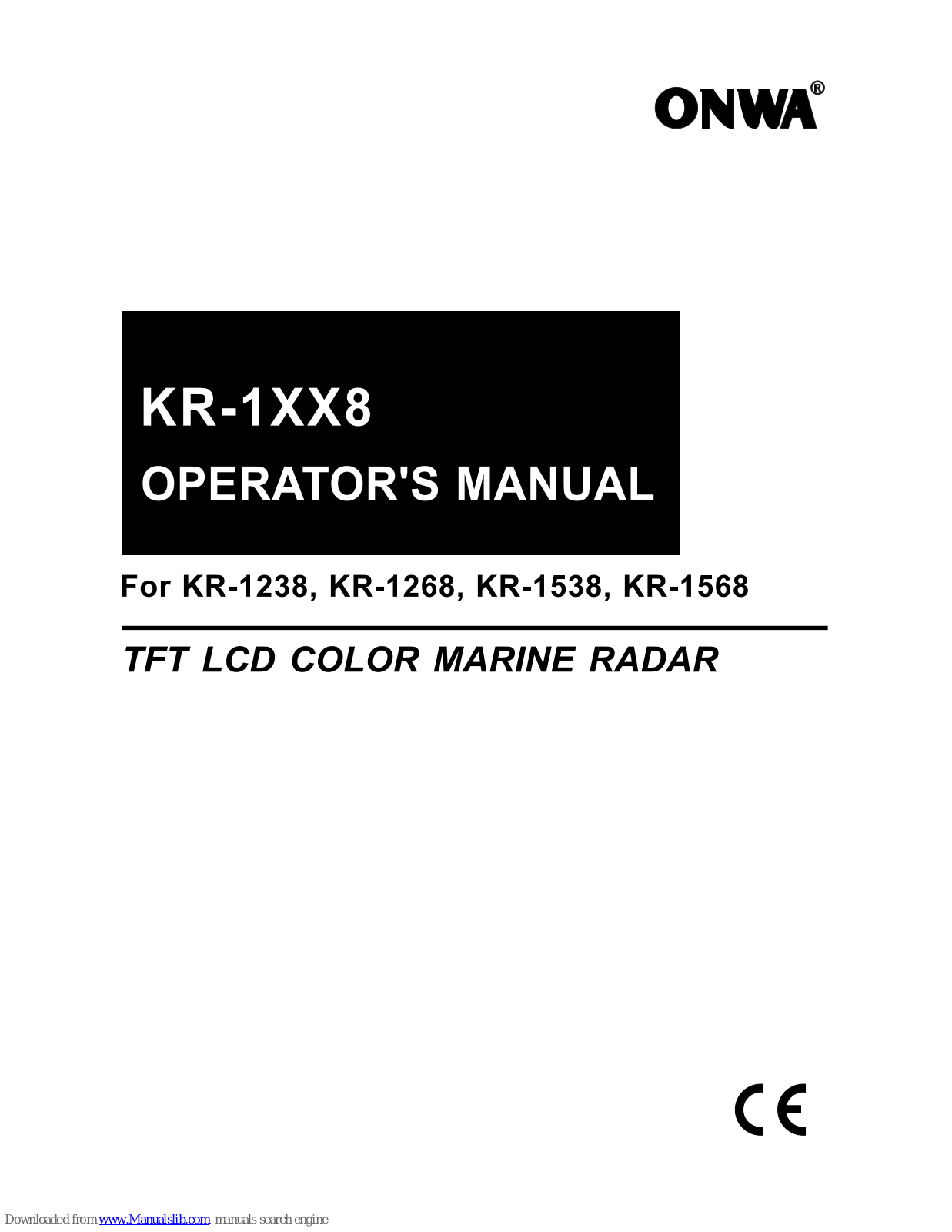 Onwa KR-1XX8 Owner's Manual