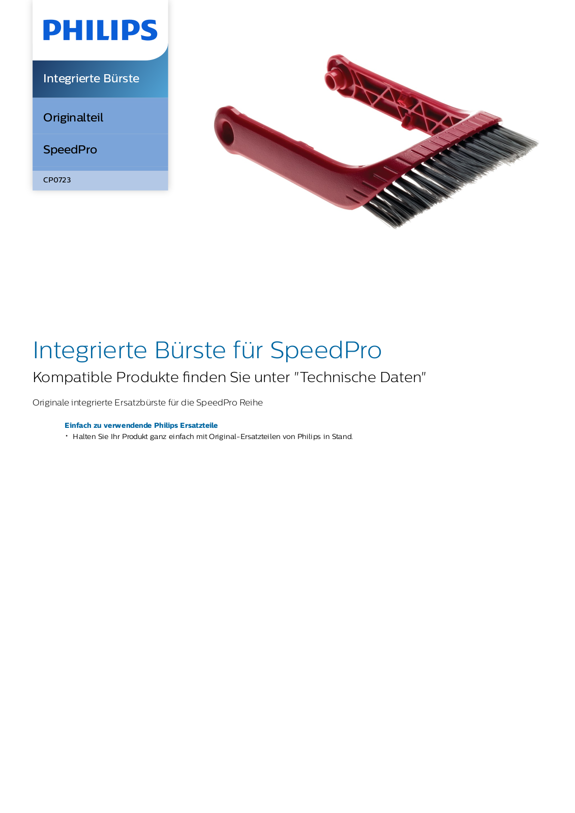Philips CP0723/01 Leaflet - ManualMachine.com