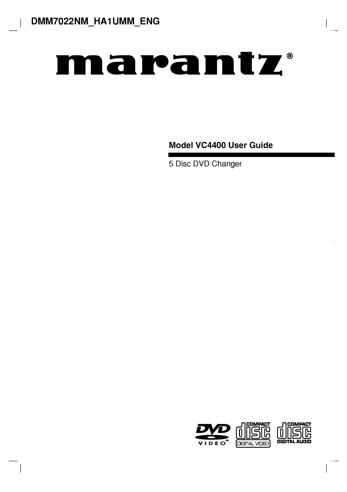 LG VC4400 User Manual