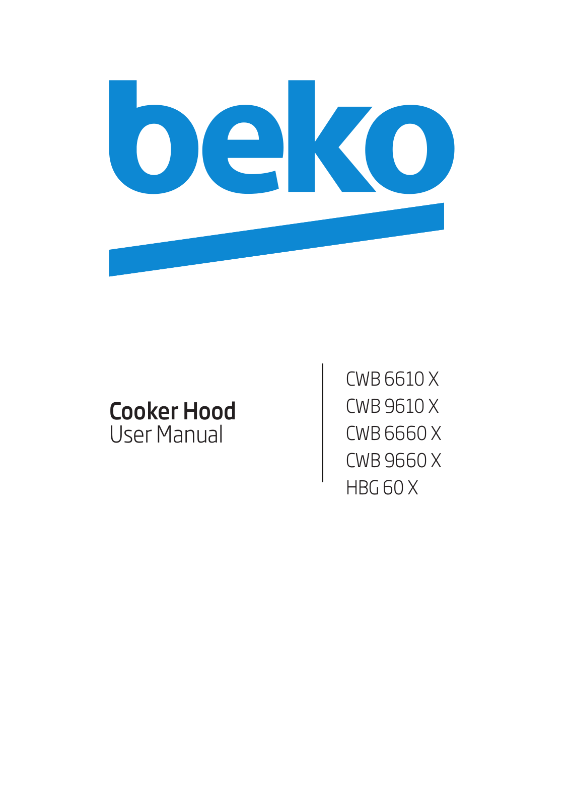 Beko CWB 6660 X User Manual