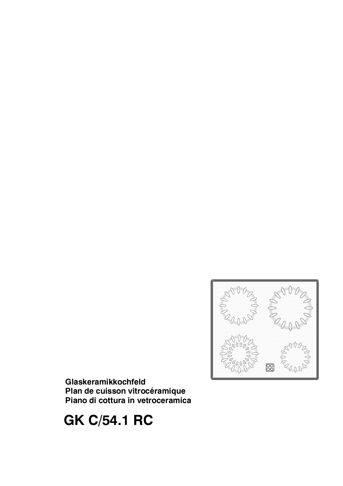 Therma GKC/54.1RC Operating Manual