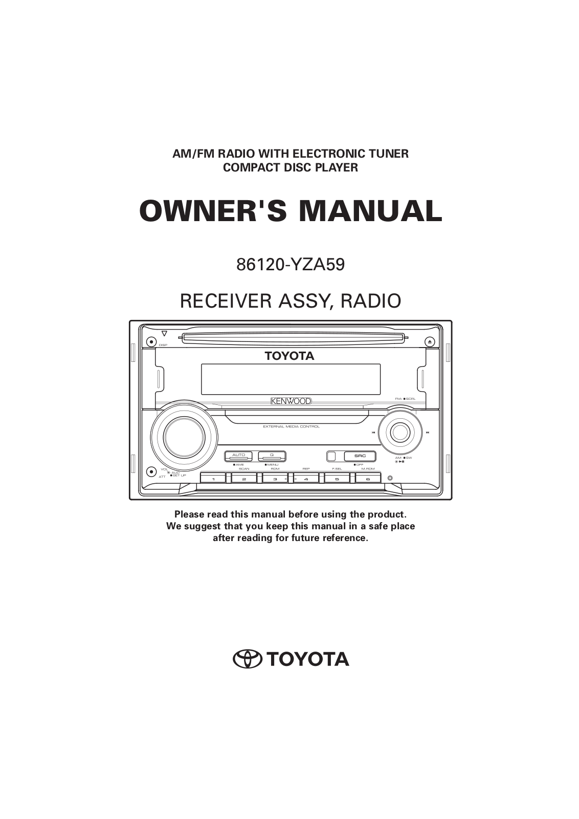 KENWOOD 86120-YZA59 User Manual