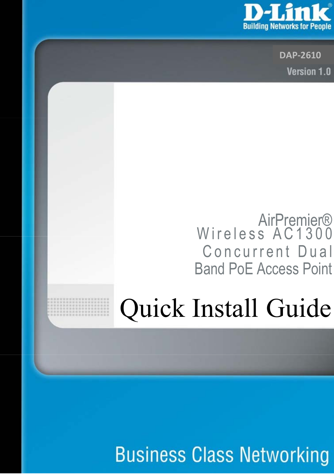 D Link AP2610A1 User Manual