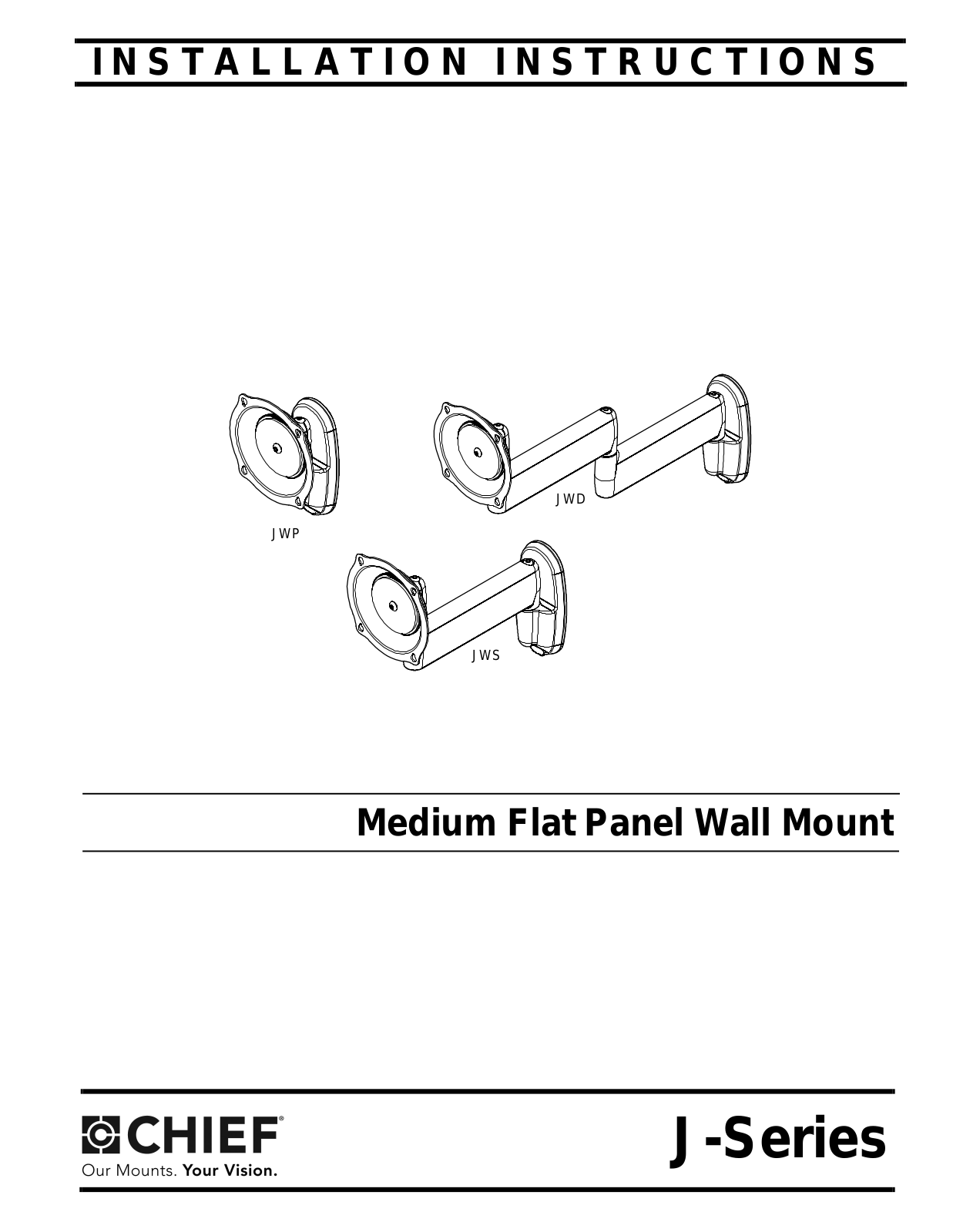 CHIEF J-Series User Manual