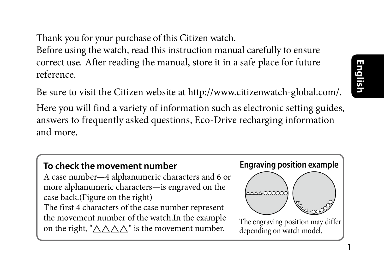 CITIZEN AT8010-58B, AT8010-58E, AT8014-57E, AT8030-18F User Manual