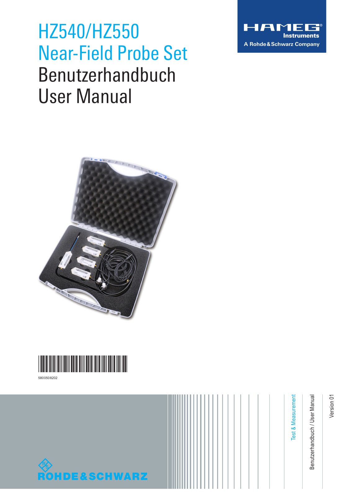 Rohde & Schwarz HZ540, HZ550 User Manual