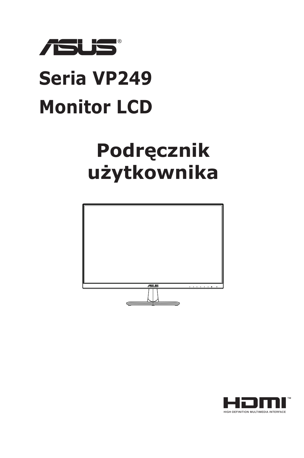 ASUS VP249QGR Service Manual