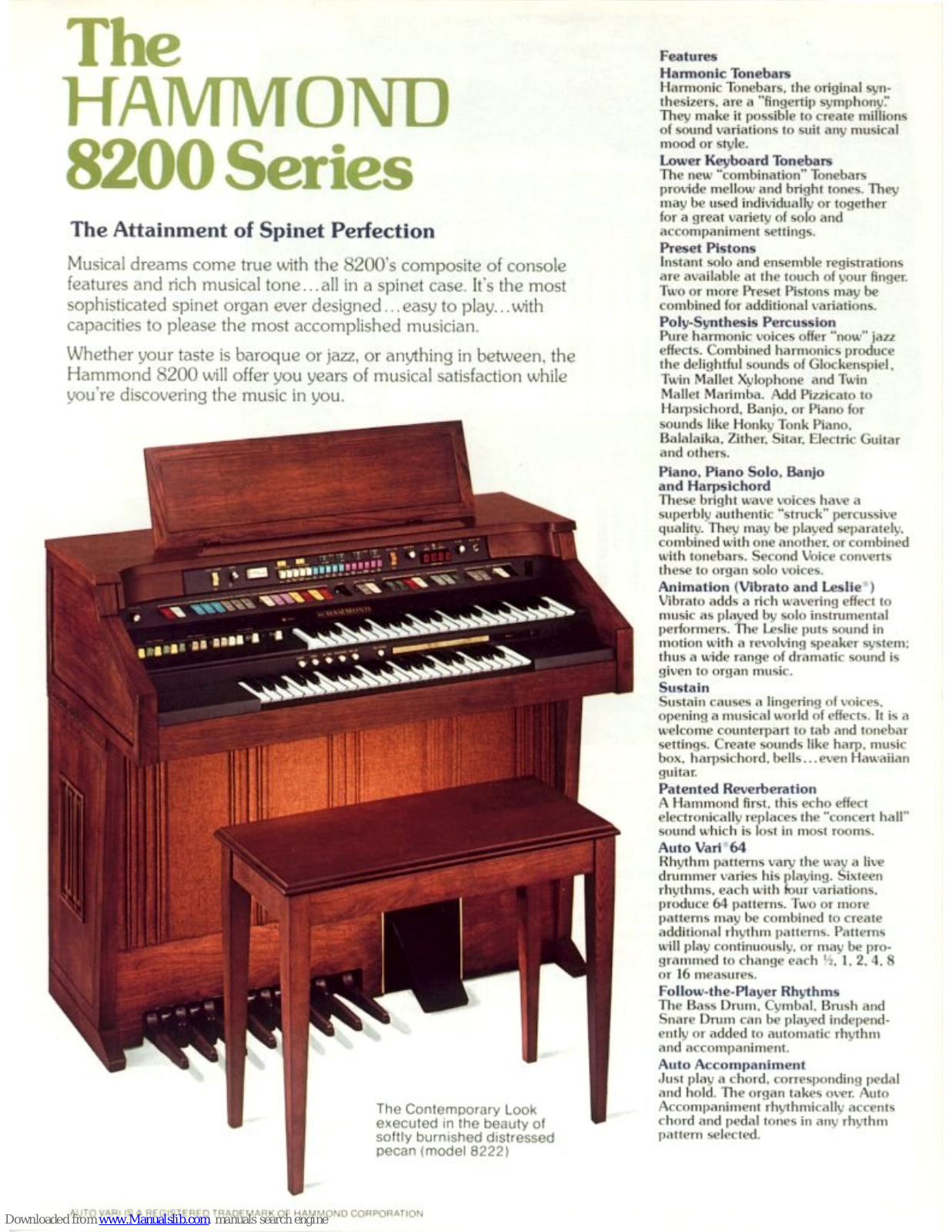 Hammond 8200 Review