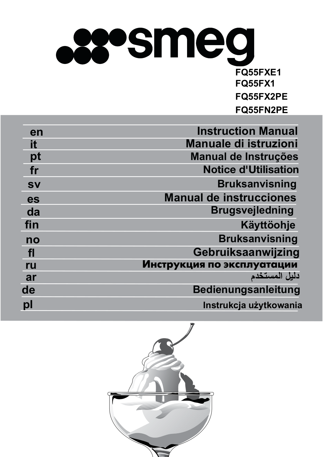 Smeg FQ55FXDF User manual