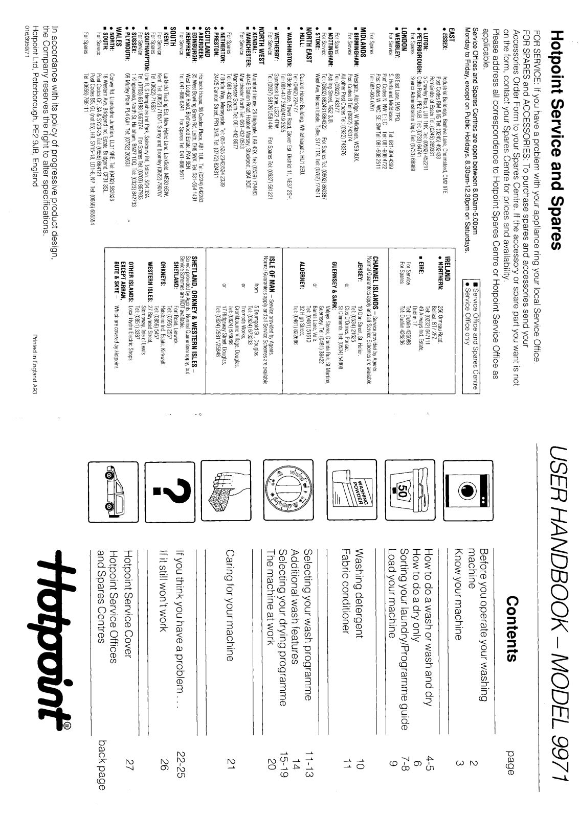 Hotpoint-Ariston HB9971 User Manual