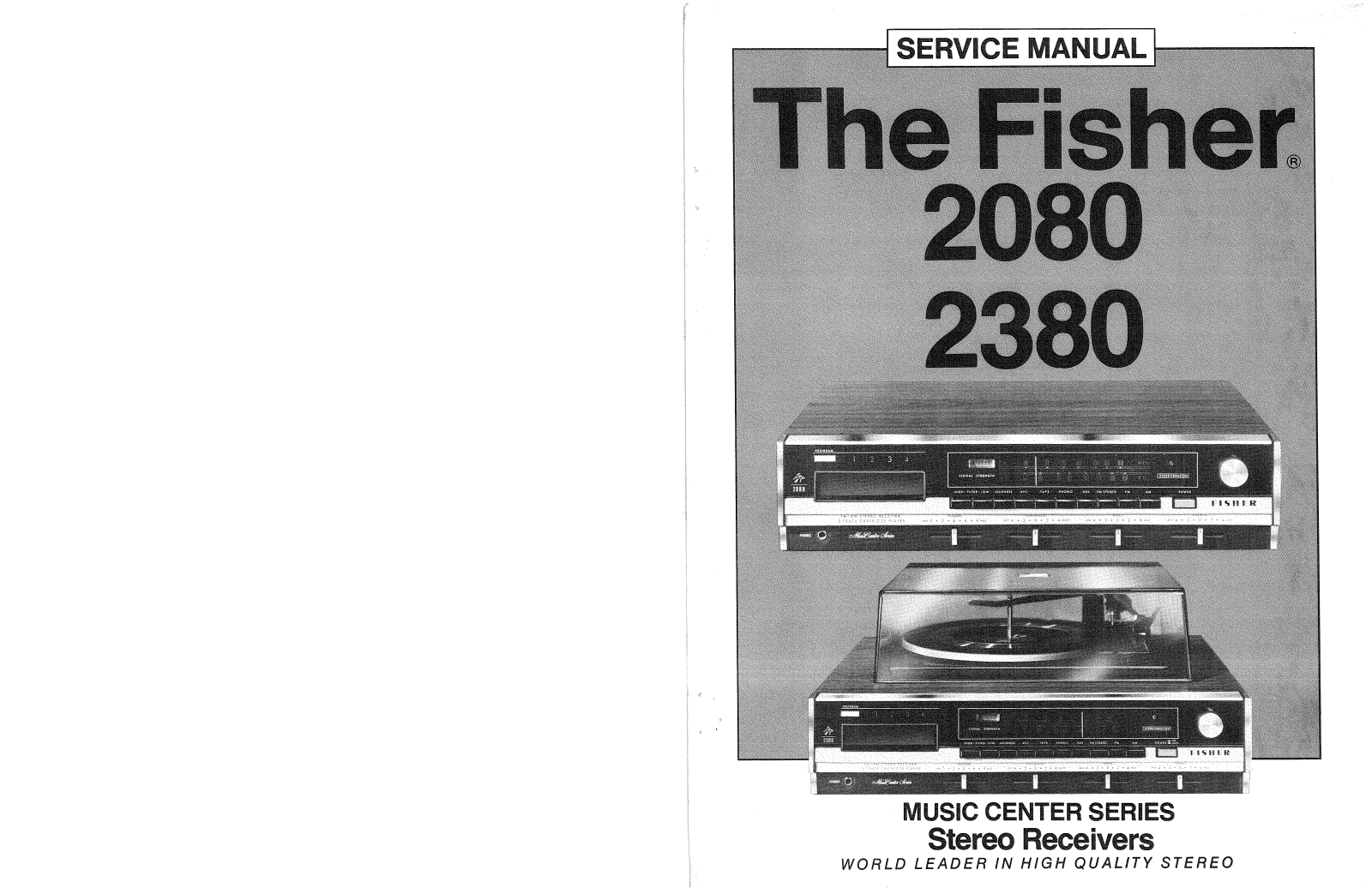 Fisher 2080, 2380 Service manual