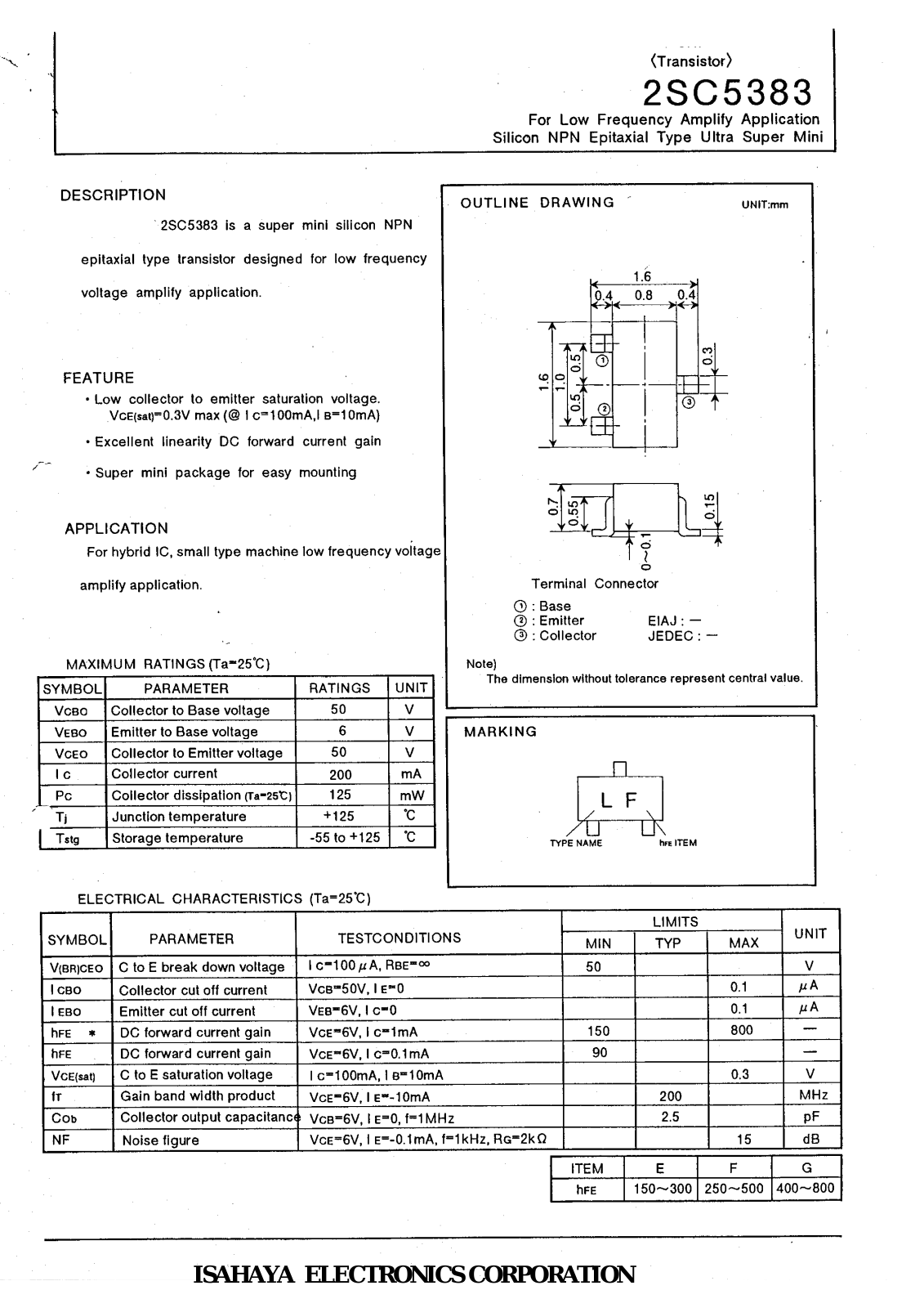 Datasheet 2sc5383 Datasheet - ManualMachine.com
