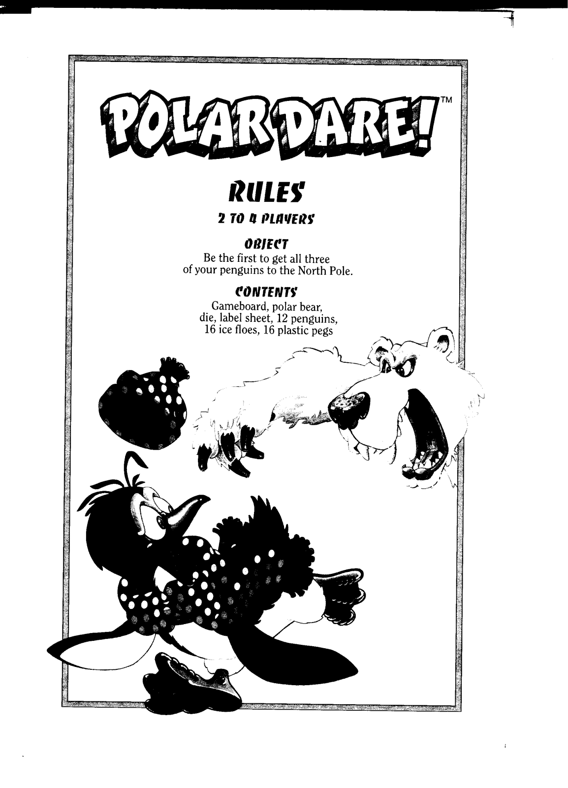 Hasbro POLAR DARE User Manual