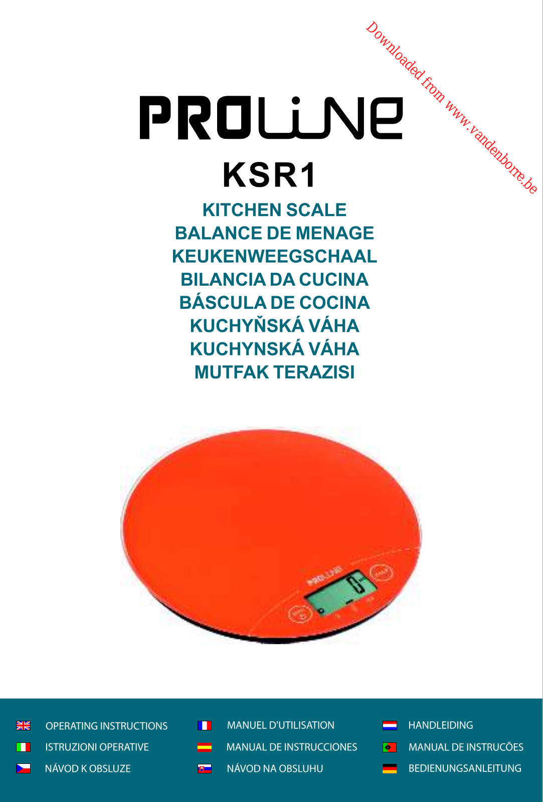 PROLINE KSR1 User Manual