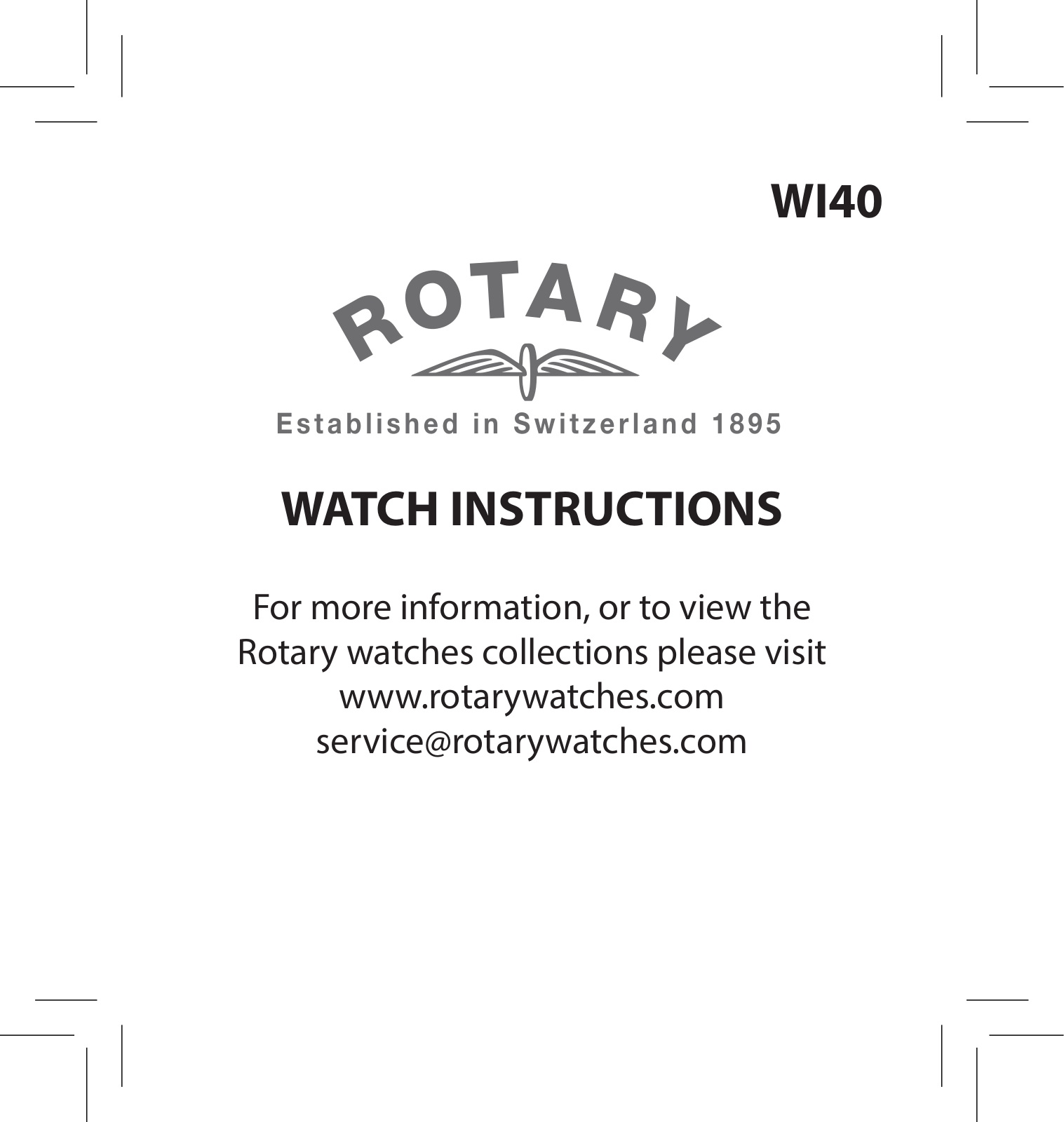 Rotary GB03638 Quick Start Guide