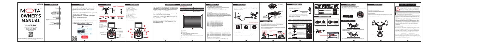 Mota PRO LIVE-5000 User Manual