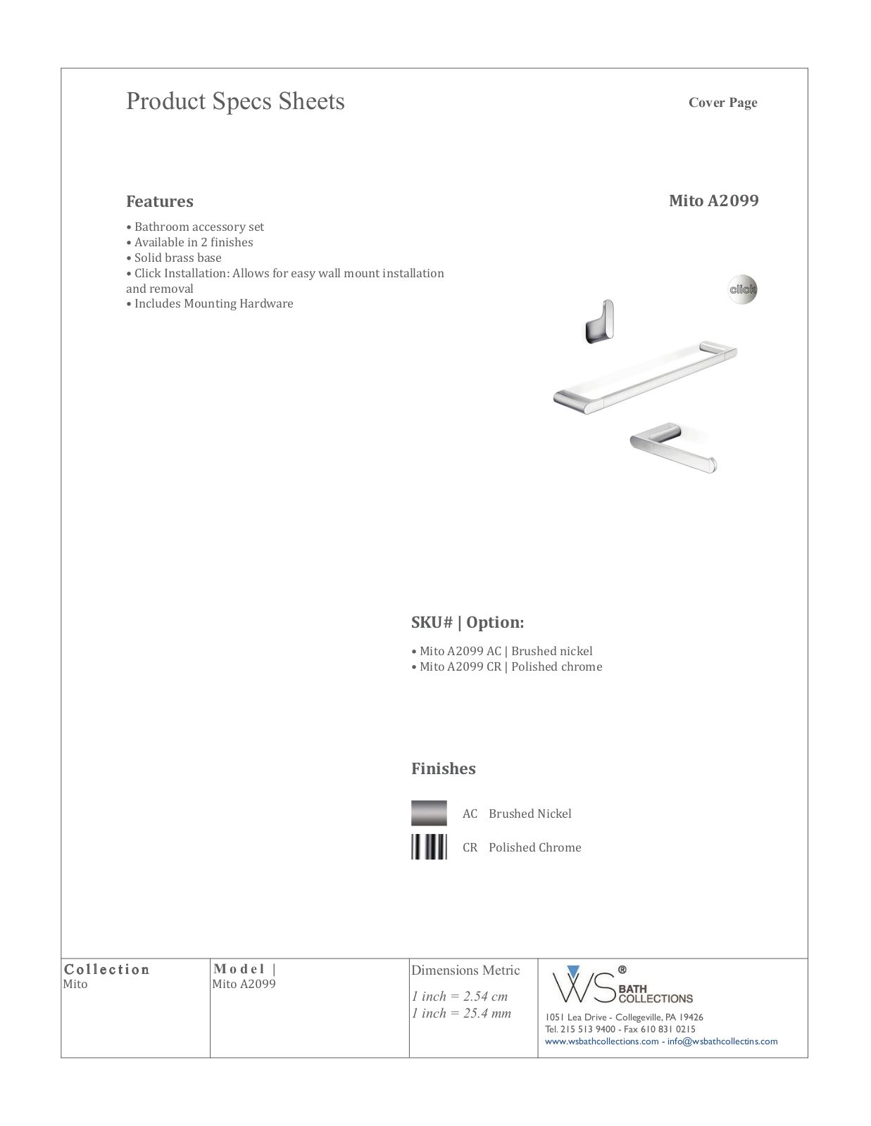 WS Bath Collections WSO3221 Specifications - ManualMachine.com
