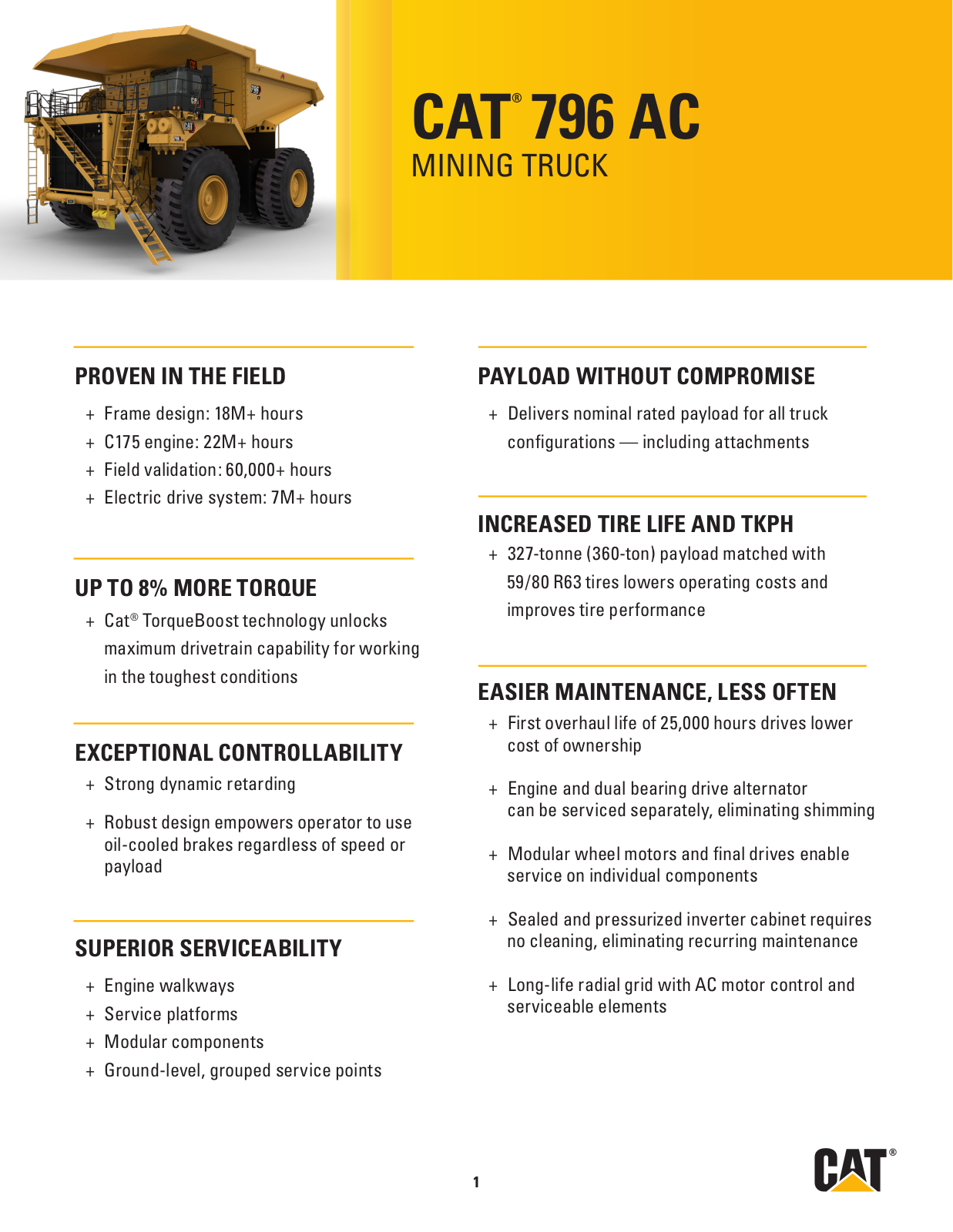 CAT 796 AC Instruction Manual