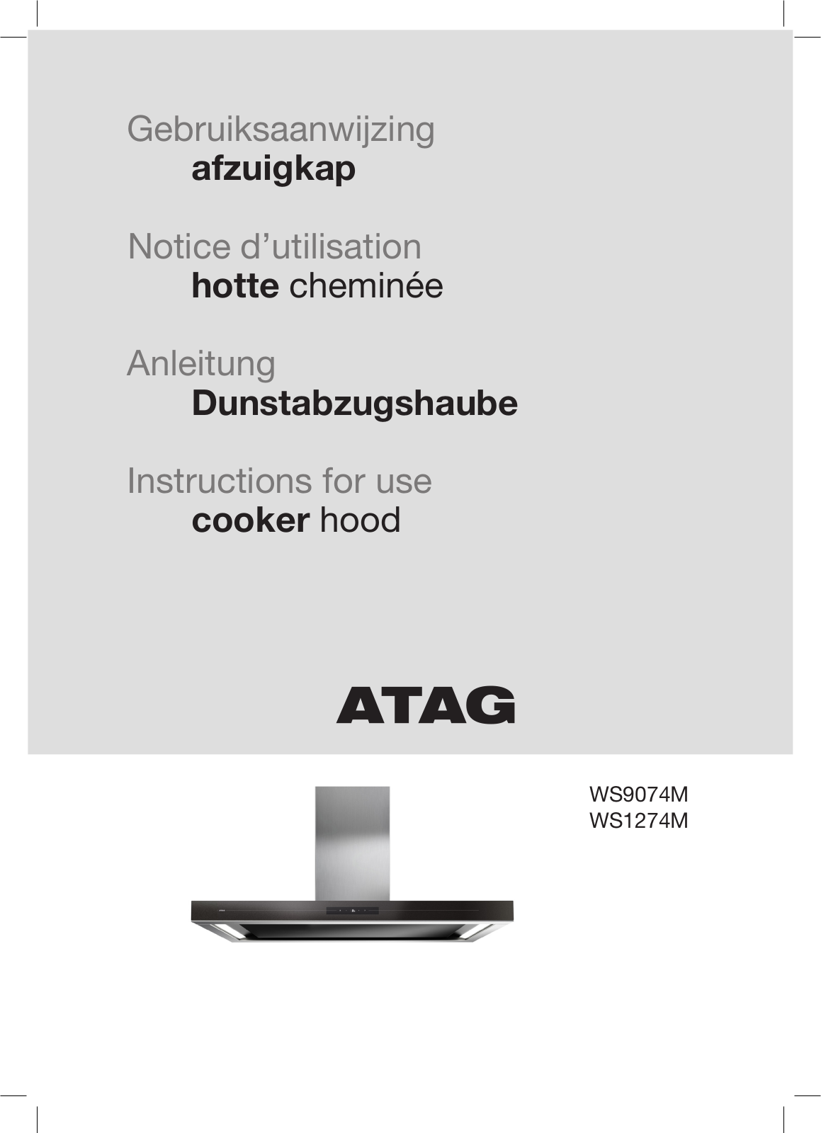 ATAG WS9074MN User guide - ManualMachine.com