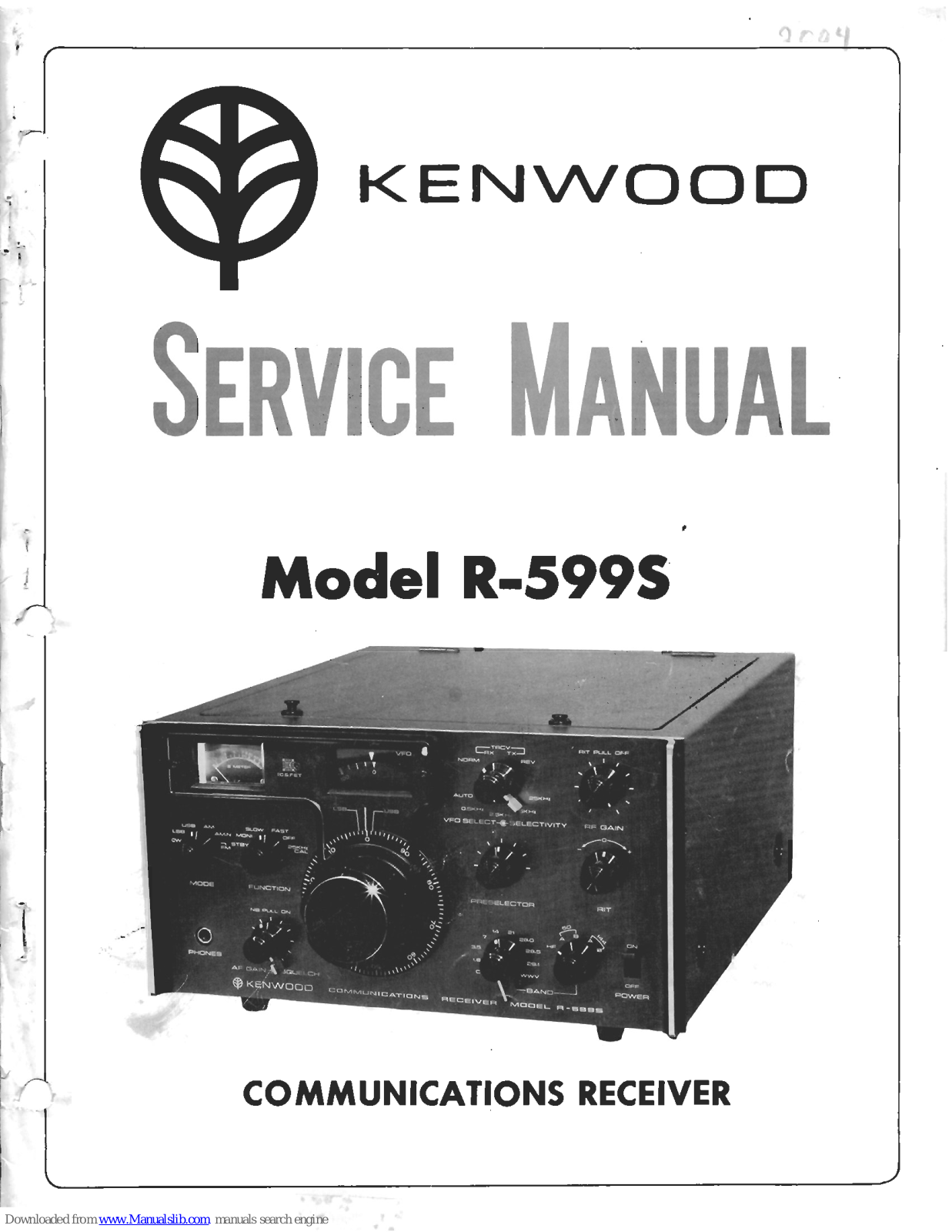 Kenwood R-599S Service Manual