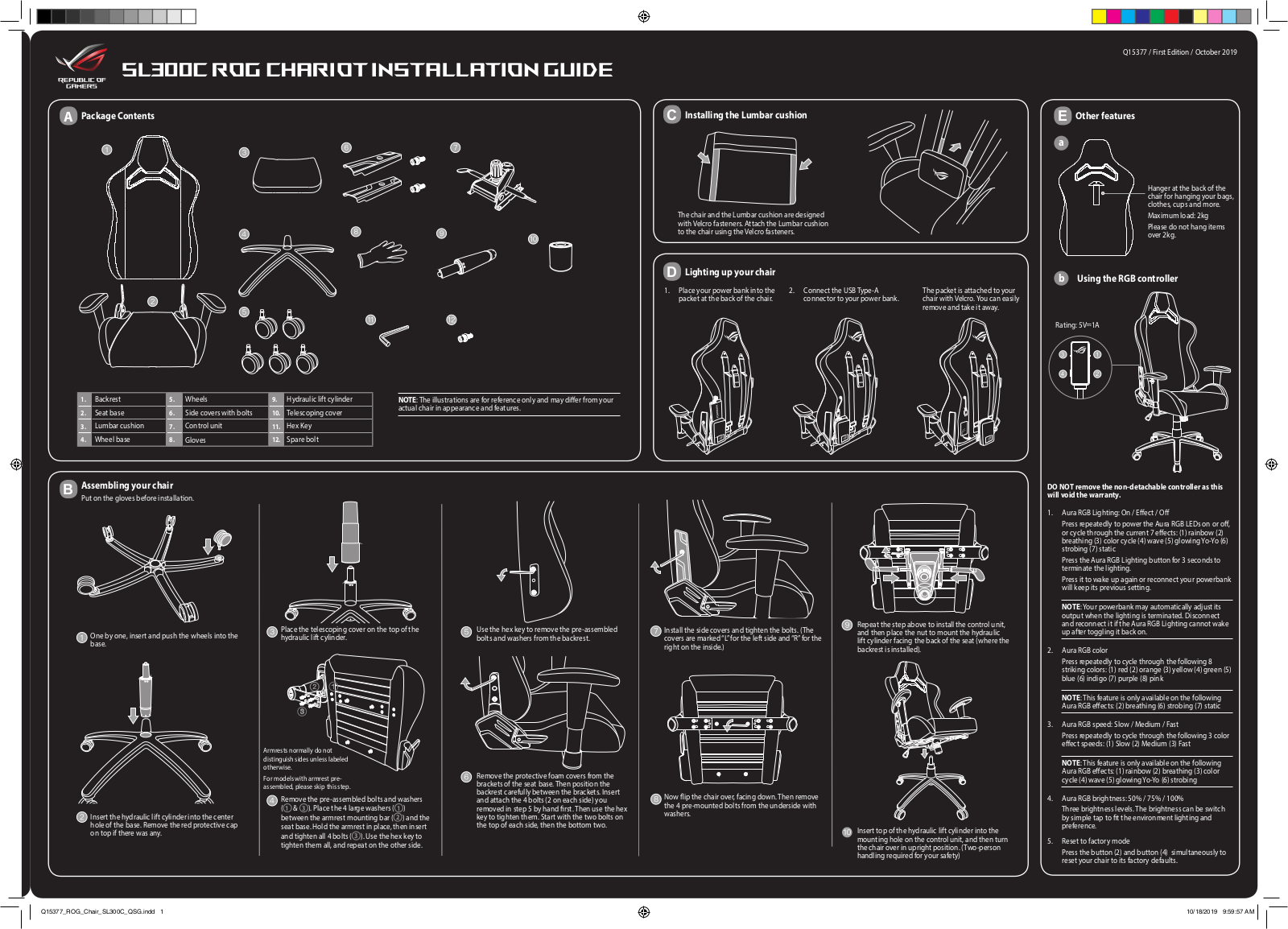 ASUS ROG Chariot Core User Manual