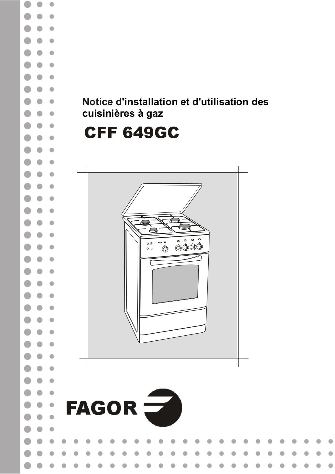 FAGOR CFF-649GC User Manual