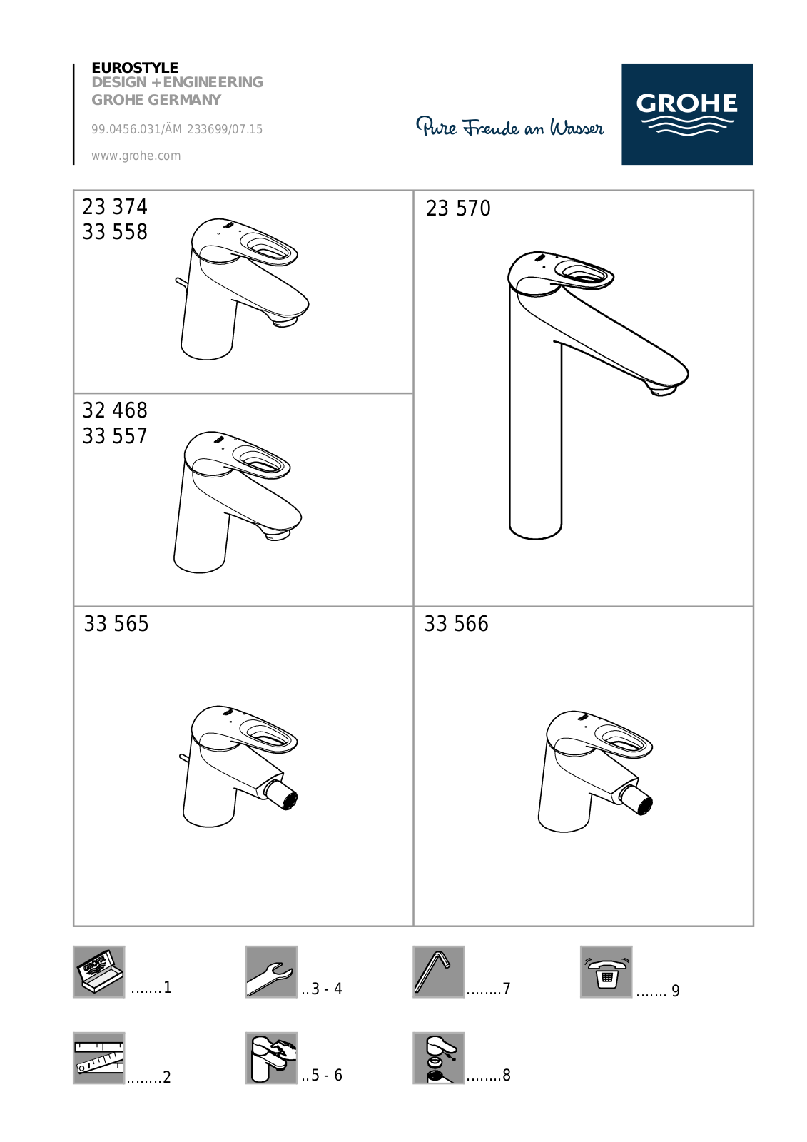 GROHE 33558 User Manual