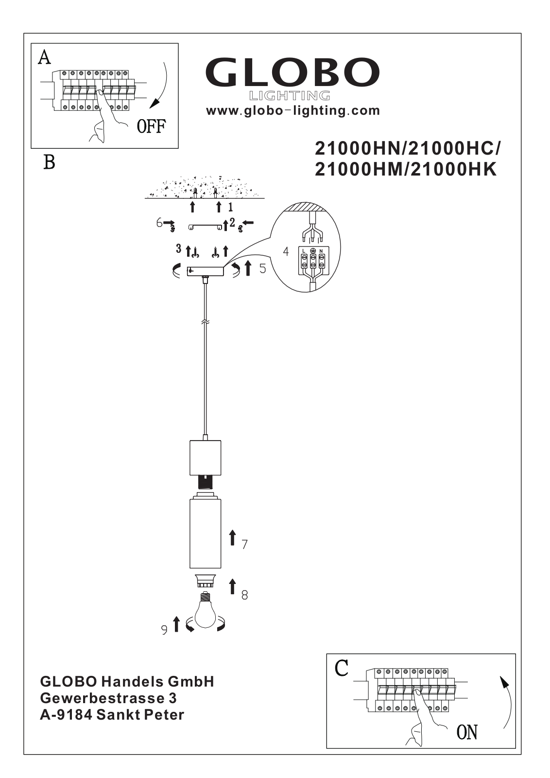 GLOBO 21000HN User guide - ManualMachine.com