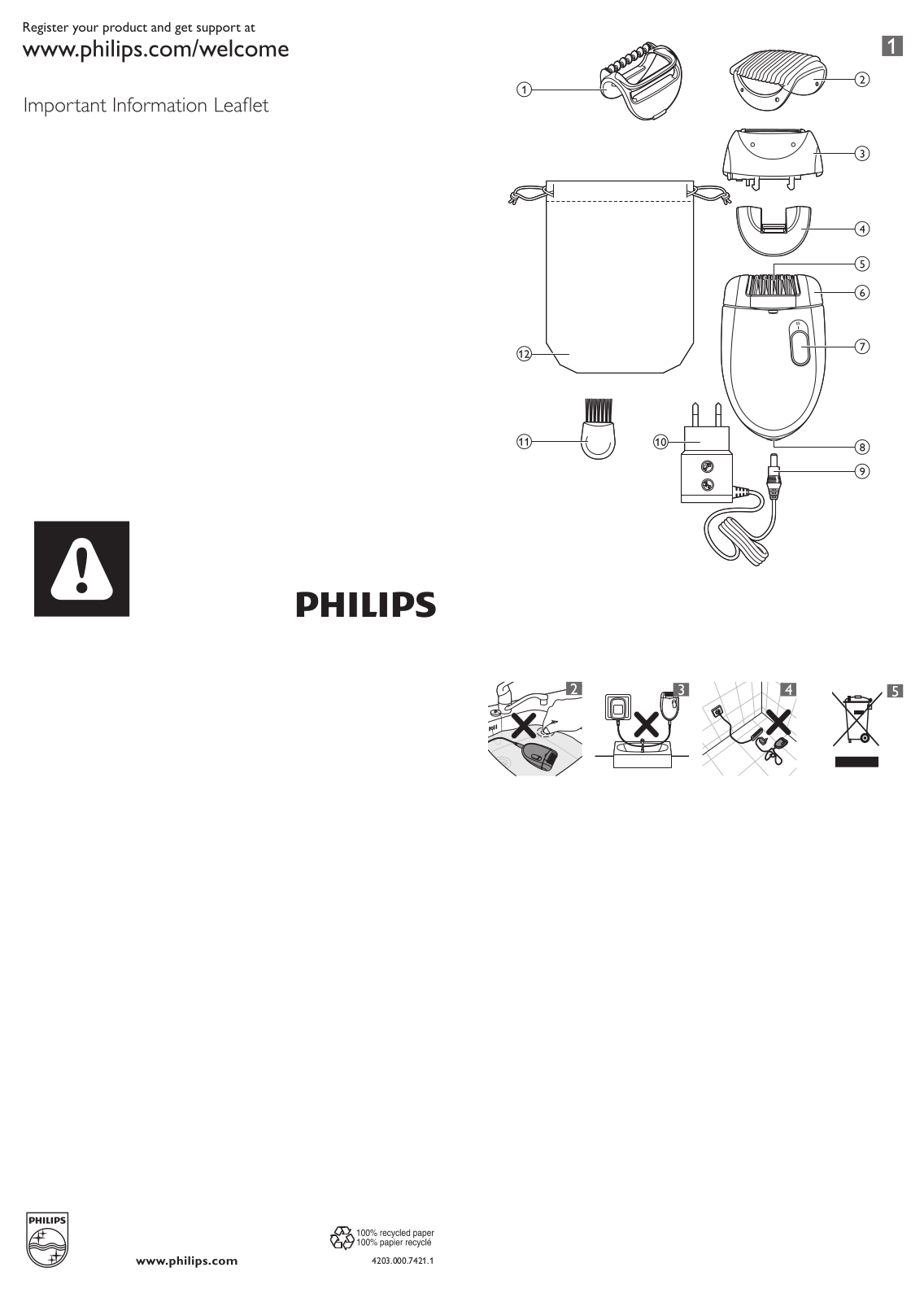 Philips HP 6422 User Manual