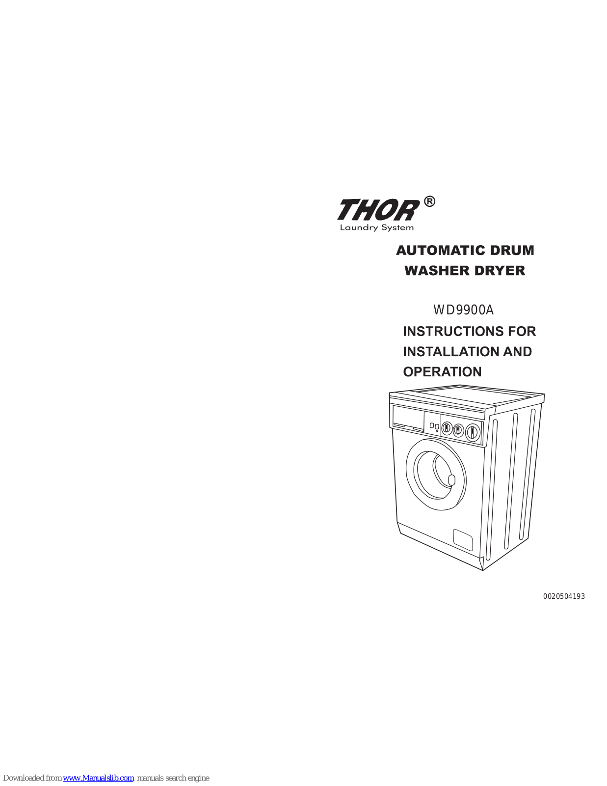 Haier WD9900A, WD9900AP User Manual