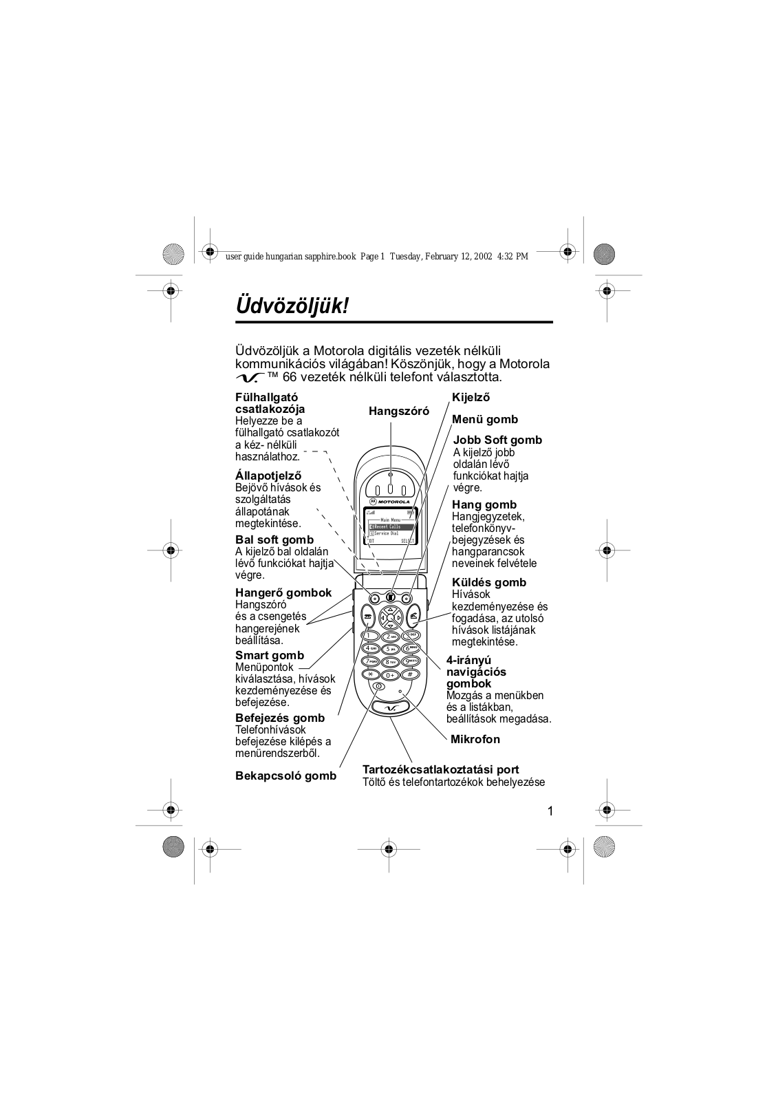 Motorola V66 User Manual