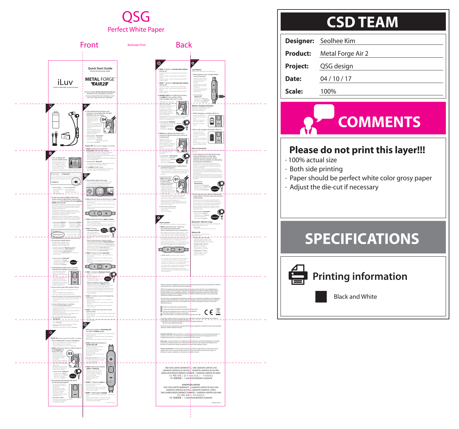 iLuv Creative Technology MFAIR2 User Manual