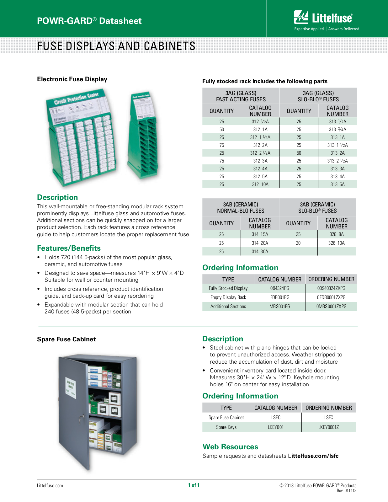 Littelfuse LSFC User Manual