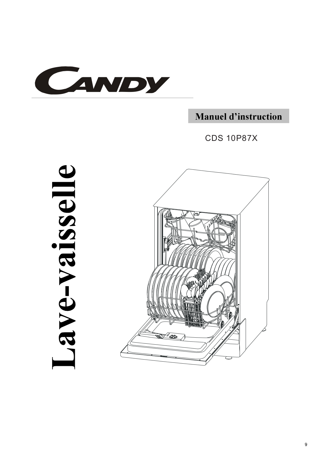 CANDY CDS10P87 User Manual