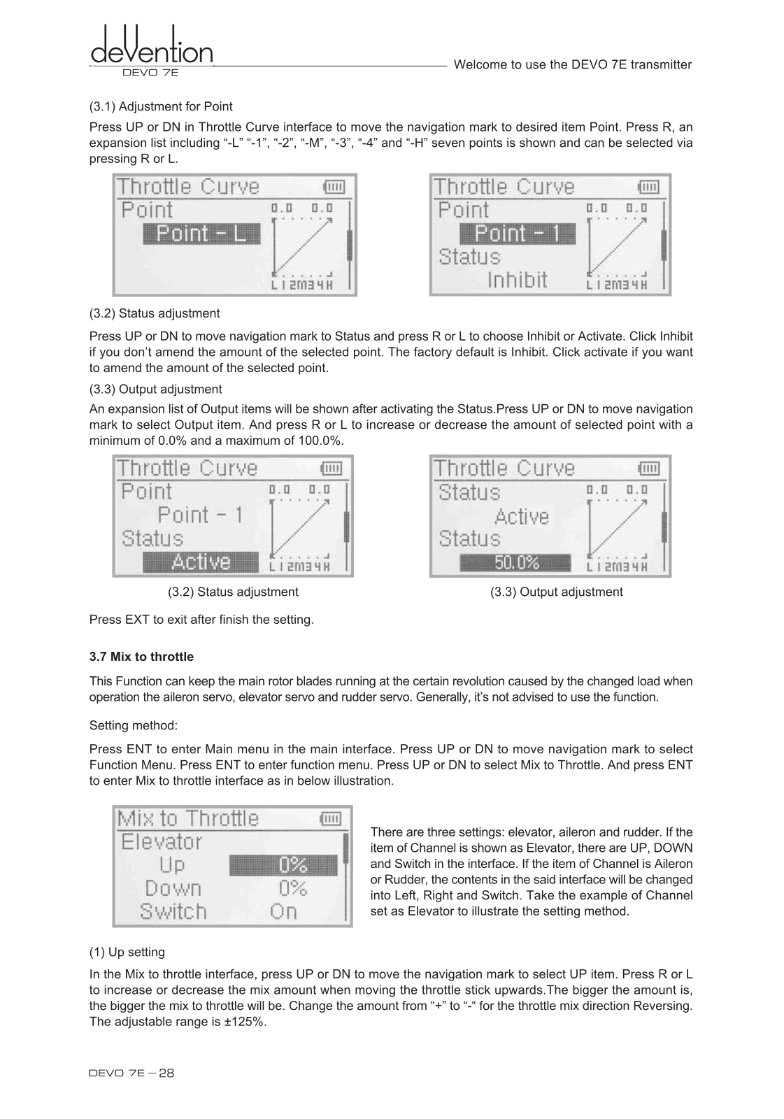 GuangZhou Walkera Technology DEVO-7E Users Manual