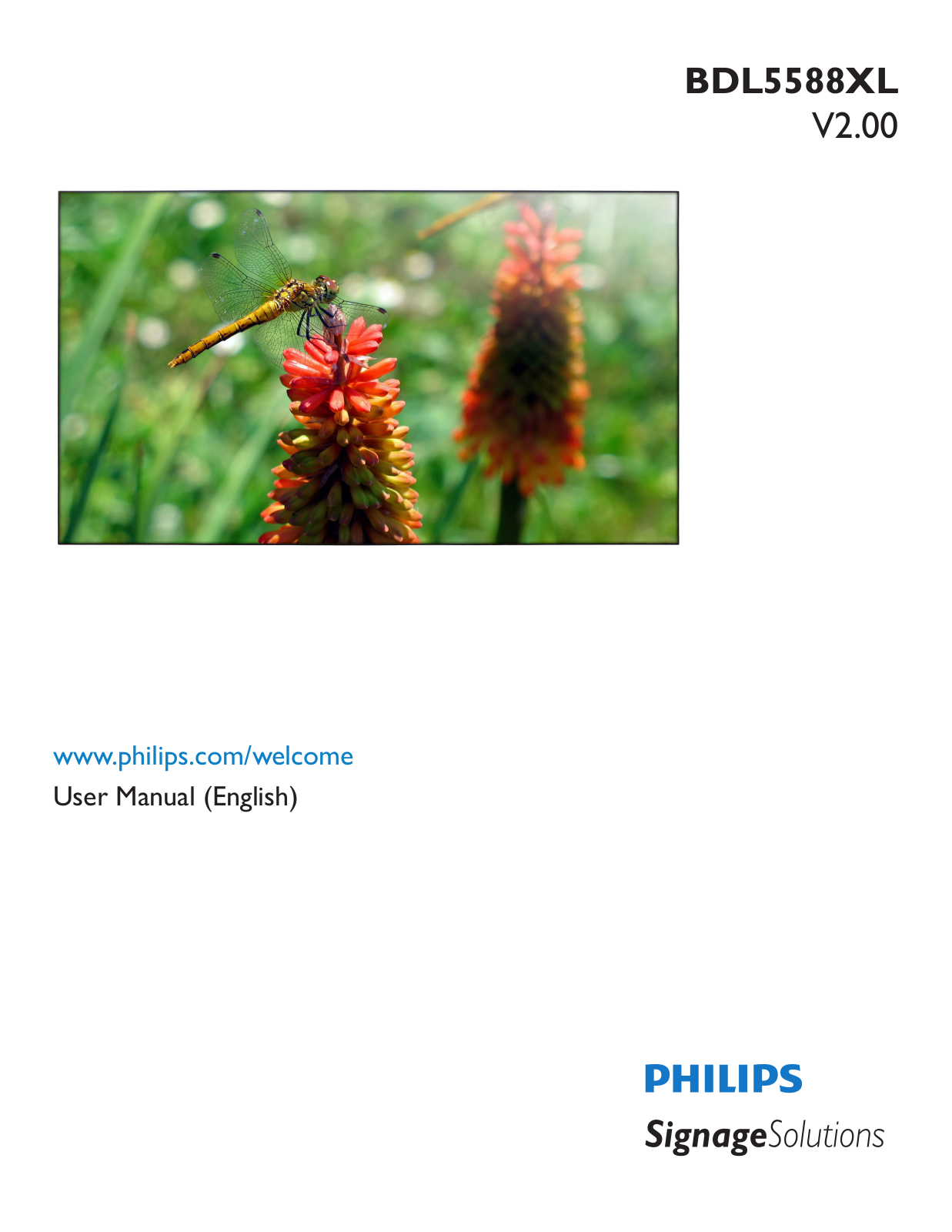 Philips BDL5588XL User Manual