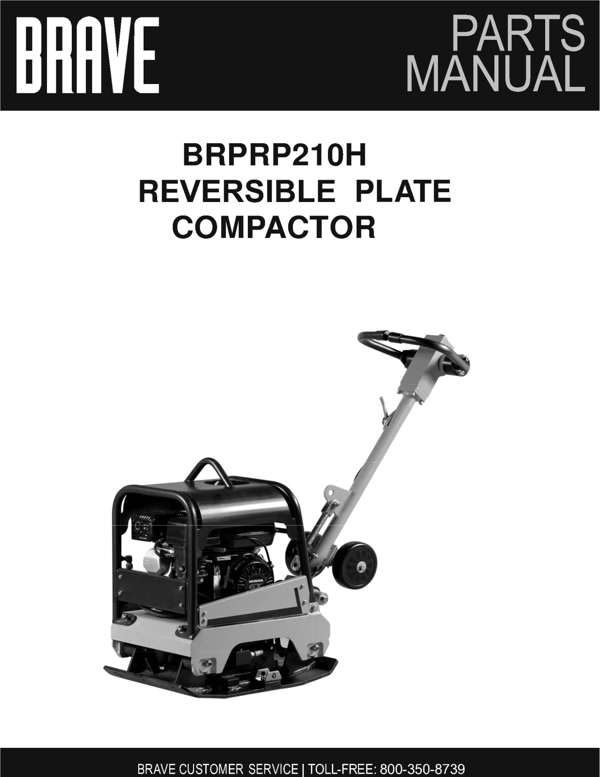 Brave BRPRP210H Part Breakdowns